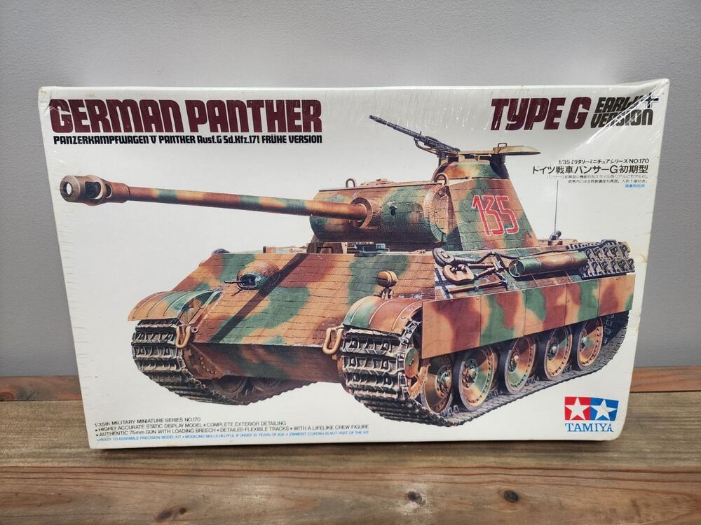 Tamiya 1:35 - German Panther Type G Early Version Kit 35170 German Tank